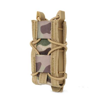 Real CS Tactical Single 9MM Pistol Magazine Quick-Pull MOLLE Accessory Pouch