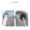Practical Toilet Bowl Brush with Replaceable Brush Head Bathroom Toilet Washing Brush Toilet Cleaning Tool Easy to Clean