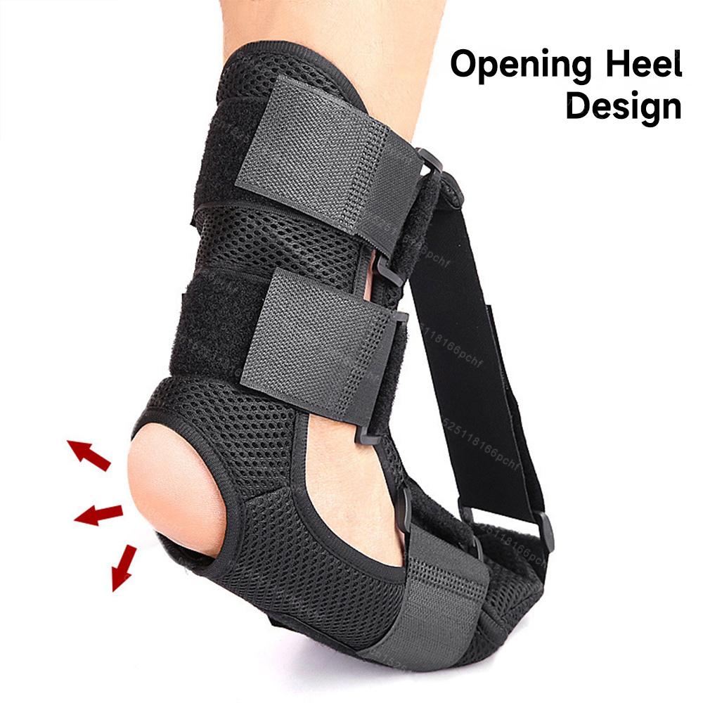 Adjustable Plantar Fasciitis Splint Sock Orthotic Foot Drop Brace for Heel Pain Relief Ankle Support Stretch Strap