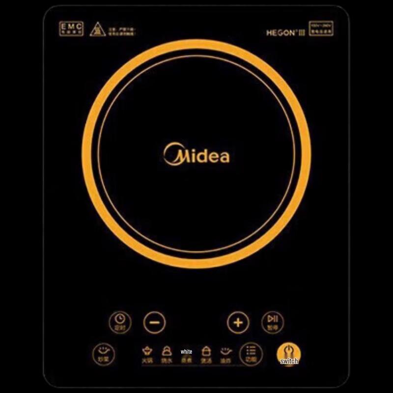 Midea 2200W Induction Cooktop CN plug (adapter included)