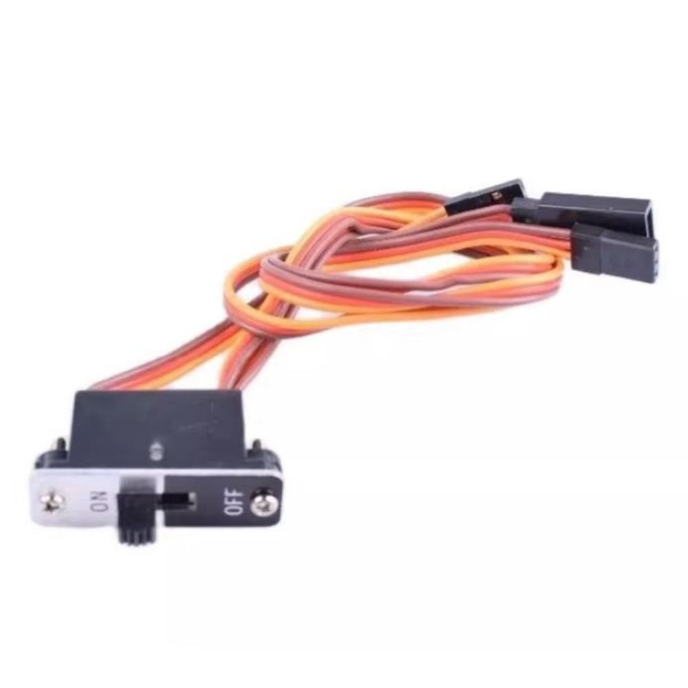 Plastic Heavy Duty RC Aluminum Power Switch Medium Aluminum Shell Switch  For RC Airplane