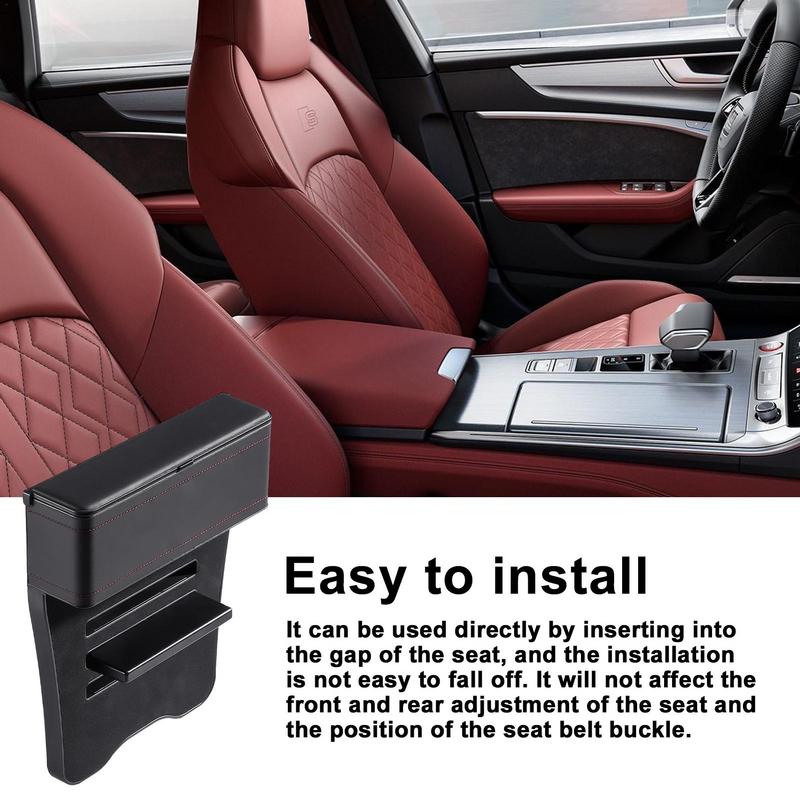 Car Seat Filler Organizer Between Seat Storage Box Multifunctional Filler Pocket Car Interior Accessories Secure Phones Keys