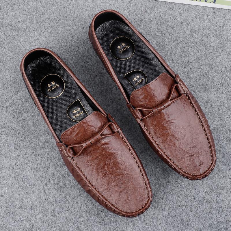 Fashion Fashion Casual Shoes Comfortable Mens Loafers Lightweight Slip on Flats Leisure Walk Male Driving Shoes Hollow Out Men Moccasins