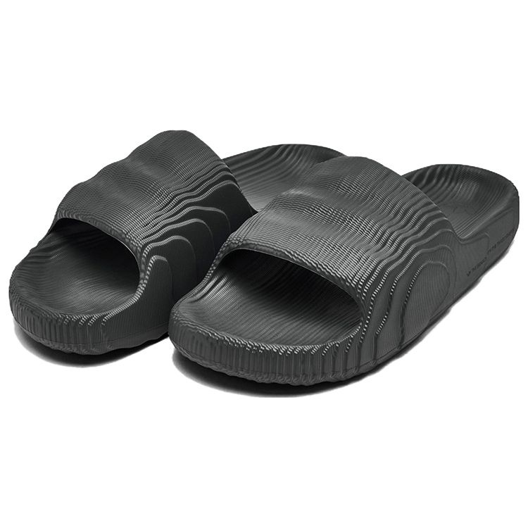 adidas Adilette 22 Slides Grey Unisex Sneakers Grey-Five Core-Black HP6522