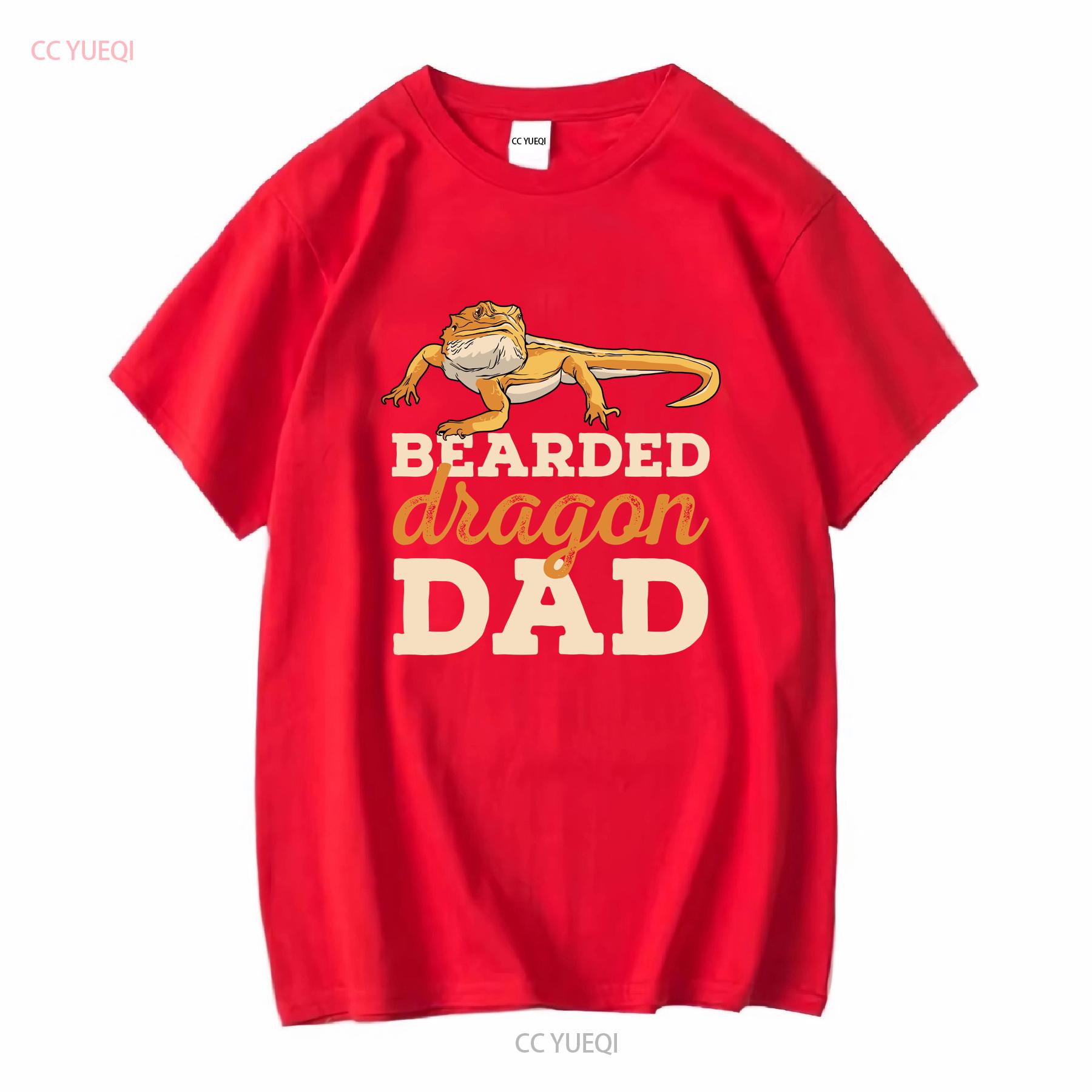 

Bearded Dragon Dad T Shirt Lover vintage Washed Slightly Stretched Comfortable Versatile Soft Casual designer clothes homme S