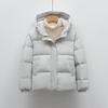 Down Jacket Loose Solid Color Simple Hooded Women's New Winter Warm Thickened Coat