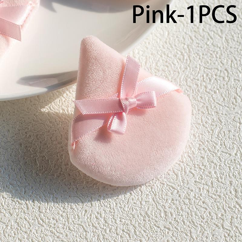 

1/3/5 шт. ультра мягкая пушистая пуховка для пудры, моющаяся, многоразовая, велюровая, для лица и тела, пуховка для пудры, инструмент для макияжа, косметика 1PCS розовый