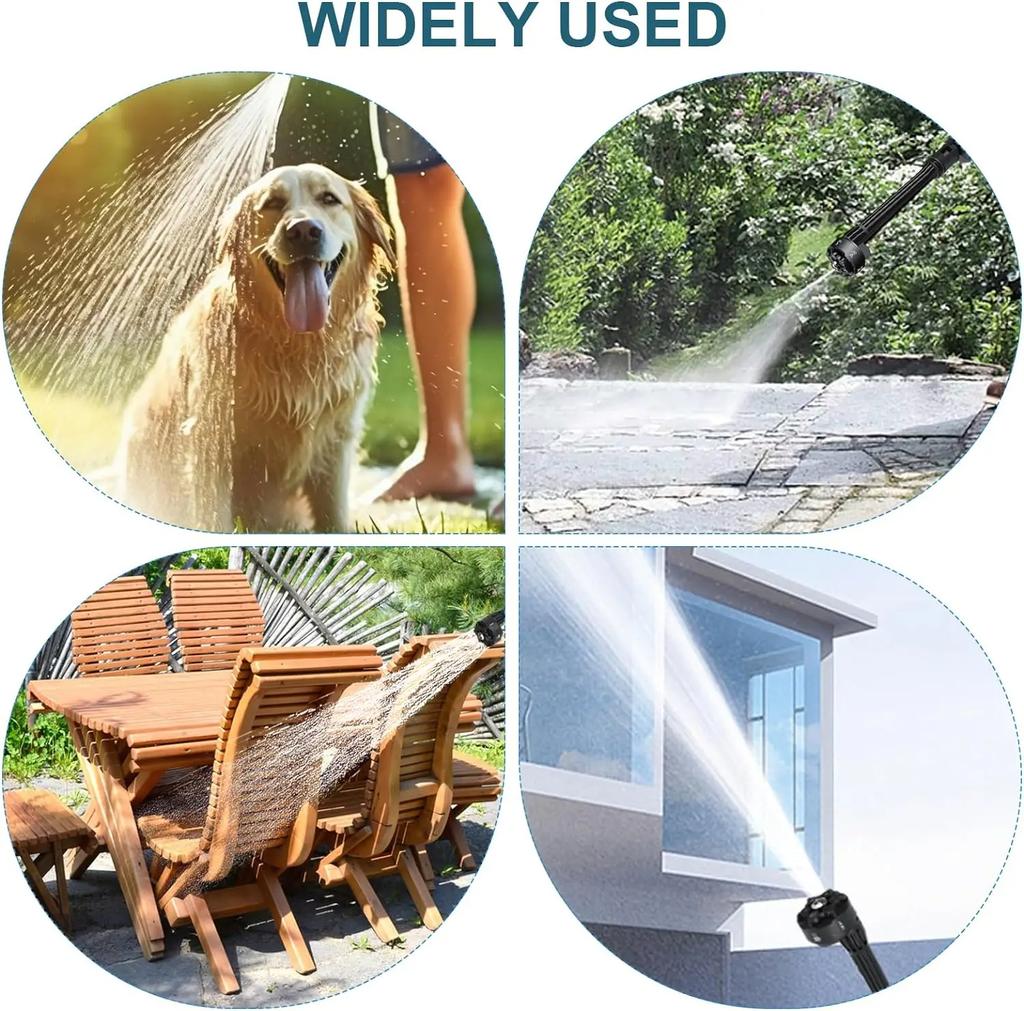 Car Wash High Pressure Washer Water Gun 2000mAh Wireless Battery Car Accessory Cleaner Foam Generator for Home Washing Machine