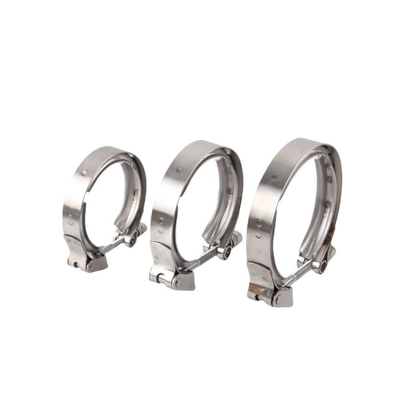 304 Stainless Steel 2.5" 3" 3.5"Inch 63 76 89mm Quick Release V Band Clamp Only For Flange Turbo Exhaust Pipe Vband Clamp
