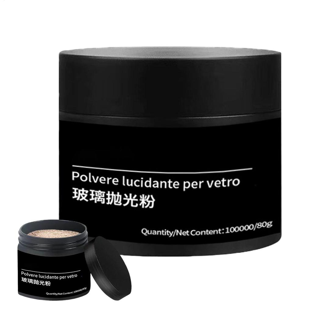 Window Polish Powder Scratch Repair Powder Car Polishing Powder Windshield Glass Polishing Oil Film Scratch Repair Powder 80g