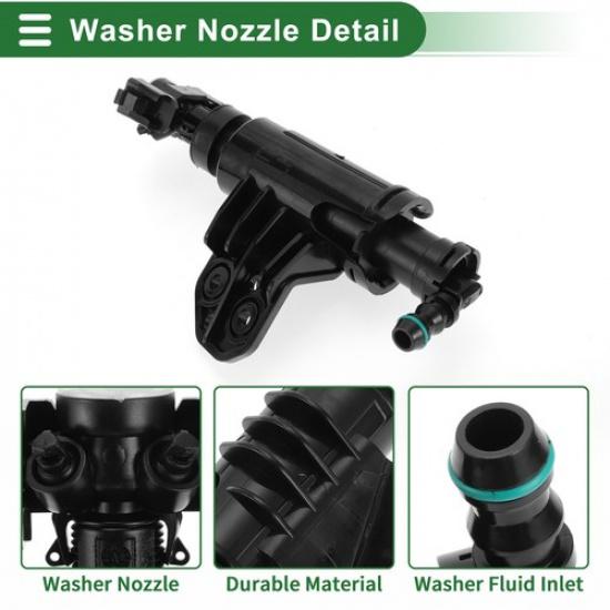 Front Driver Side Headlight Washer Nozzle for HYUNDAI TUCSON MK3 2016-