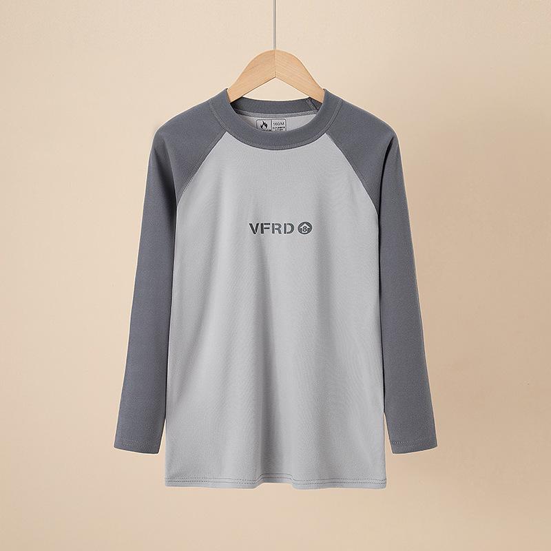 Kids  Thermal Fleece Base Layer - Boys  & Girls  Round Neck Top 140 cm