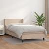 3130690 vidaXL Divan Bed with Mattress Cappuccino 80x200 Cm
