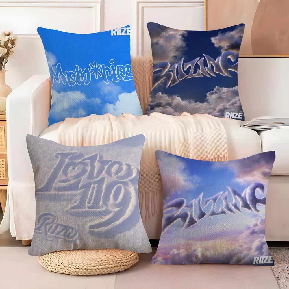 Hot Singer R-riizeS Album Pillow Case Home Living Room Decoration Linen Pillow Cases Cushion Cover