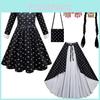 The Addams Family Wednesday Costume For Girls With Polyester Fabric For Halloween Parties And Cosplay