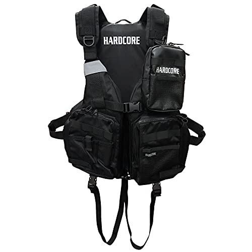 

DUEL Hardcore Game Vest Fishing Fishing Tackle Fishing Vest Fishing Wear Black Free