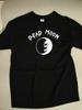 Nieuw Dead Moon Zwart T-shirt met Handgetrokken Zeefdruk Punk Rock Band