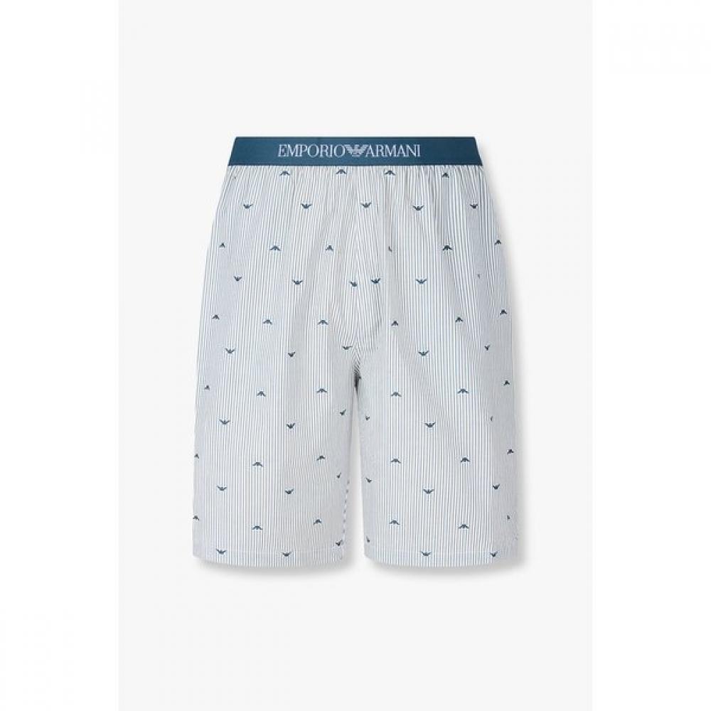 Emporio Armani Men S Eagle Logo Pattern Lounge ShortS 0816131027 M(100)