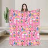 Miss Rachel Plush Blanket Children  Flannel Throw Blanket For Living Room Warm Soft Customized Quality Bedspread Gift