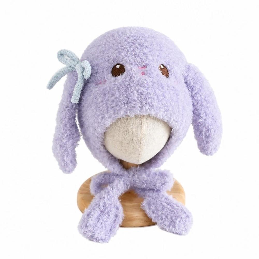 Windproof Long-eared Rabbit Kid's Hat Toddler Caps Ear Protection Hat Beanie Hat  for Boys Girls