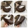 2026 Trendy Women's High-Quality Textured Crossbody Underarm Bag - Niche Design Single Shoulder Dumpling Bag