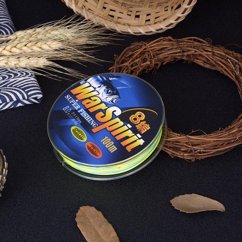 

Леска 100м, 10м, 10м и 8м.. Линия PE устойчива к укусам и износостойка.. Подлиния каменной рыбалки красочна и энергична. 10