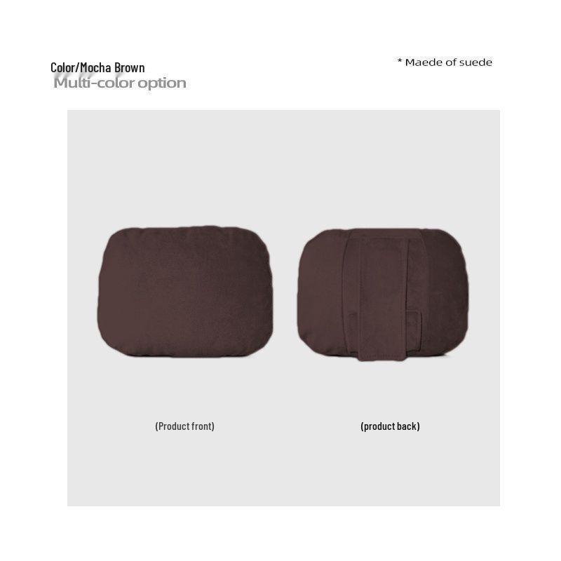 Chery Car Suede Neck and Lumbar Support Pillow - Universal Fit