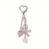 1pc Sweet & Cute Star Strawberry Bowknot & Tassel Pendant Keychain Suitable for Bags Mobile Phones Friends As Gifts Keychain Charms Keychain