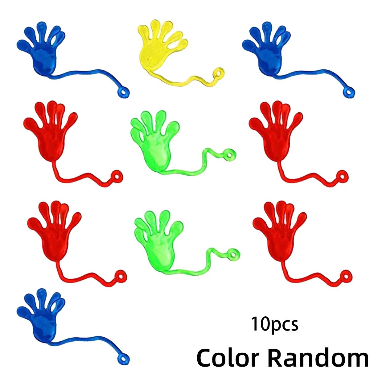 

Novelty venting toy, elastic, stretchable, sticky, small hand, nostalgic prank, random color OneSize