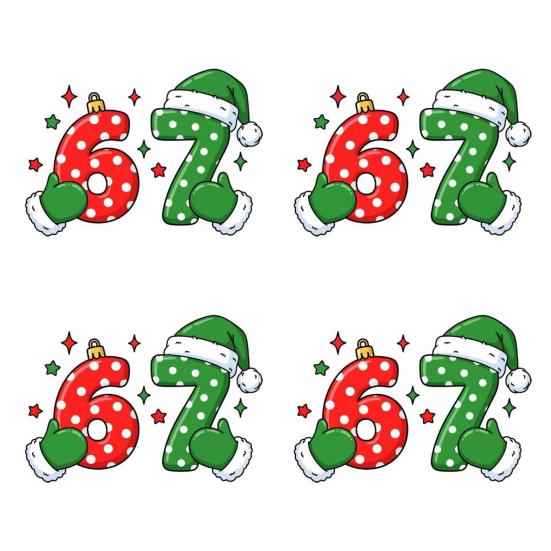 

4 аркуші 67 термоналіпок Смішний мем Шість Сім Термоналіпки Барвисті термонаклейки для футболок, полотняних сумок, тканини, DIY проєктів M