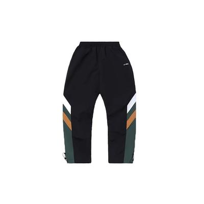 Li Ning Loose Fit Tapered Woven Sports Long Pants Men Bottoms Dynamic-Green AYKQ789-3