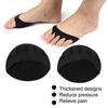 2 Pairs High Heeled Shoes Breathable Forefoot Pad Stress Pain Relief Forefoot Patch(Black )