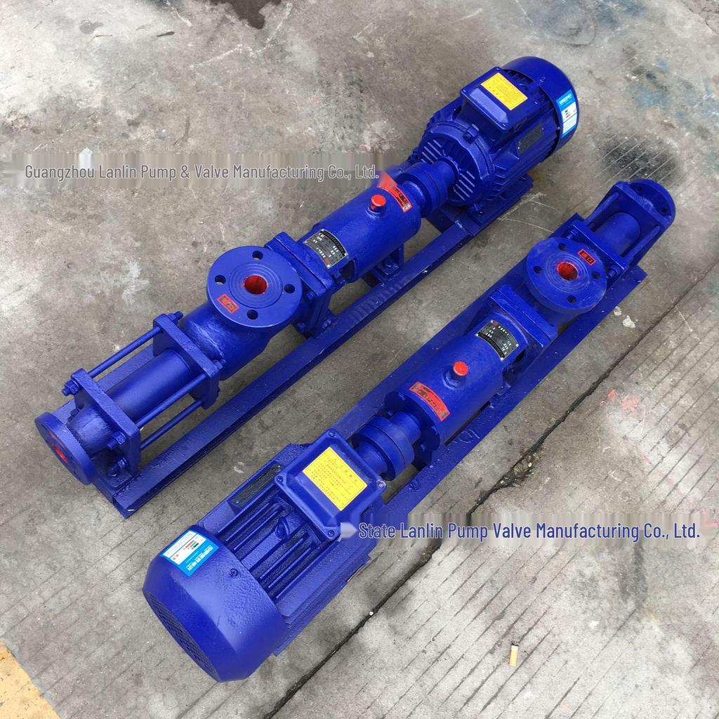 Stainless Steel High Head Sludge Screw Pump G25-2 for Thick Slurry