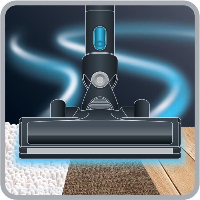 ROWENTA X-Pert 3.60 Aspirateur Balai Sans Fil Multifonction, Autonomie 45 Mn, Tête D'aspiration Performante, Eclairage LED RH6921WO