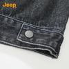 JEEP Men's Casual Loose Fit Denim Jacket