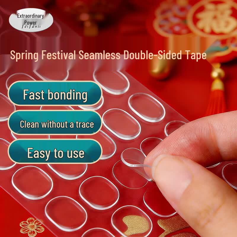 Traceless Transparent Double-Sided Adhesive Dots