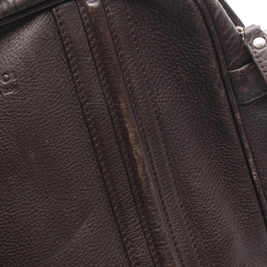 Used GUCCI Shoulder Bag 246381 leather Brown Used mens