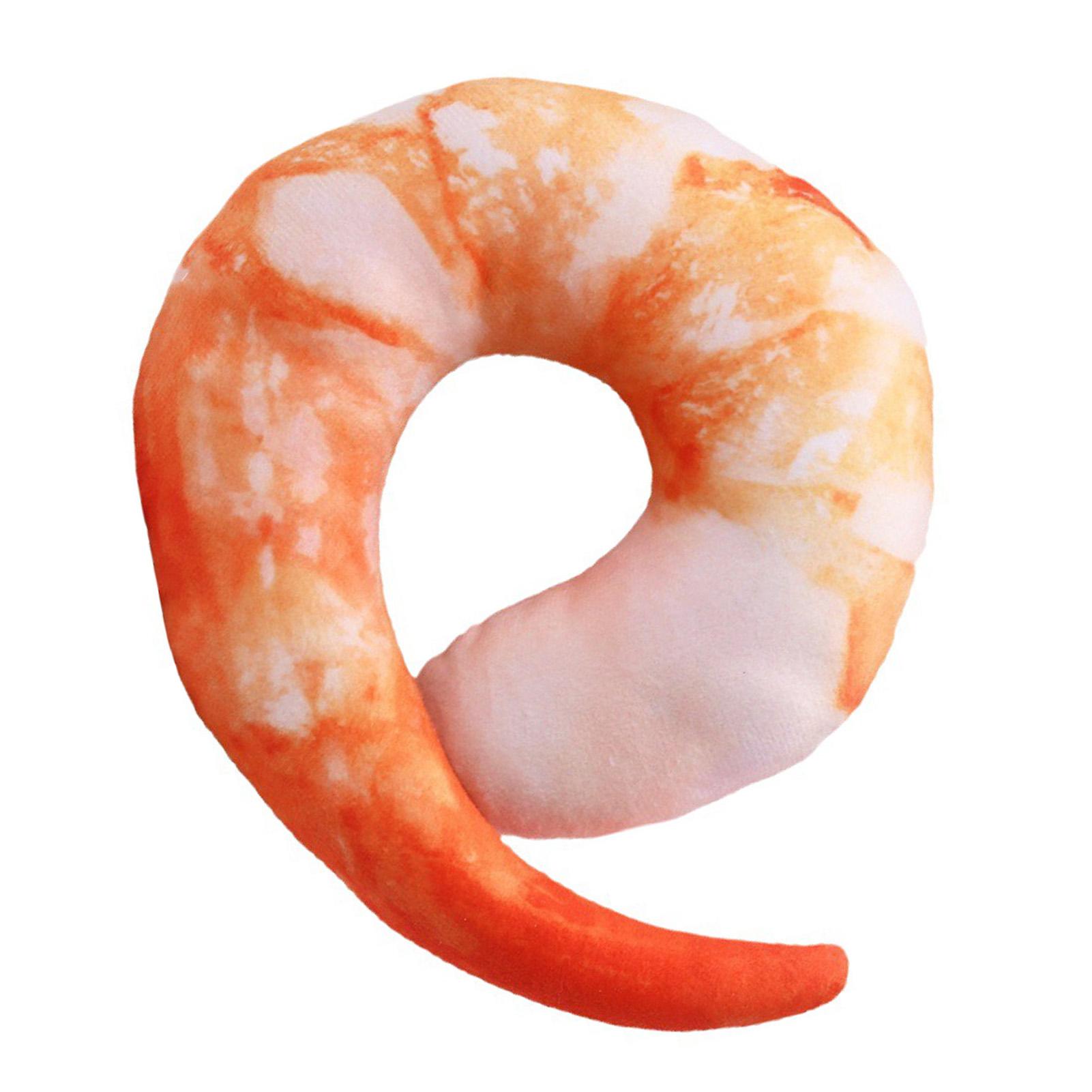 Dog Plush Squeaky Toy 3D Simulation Shrimp Meat Bite Resistant Stuffed Dog Plush Toy For Boredom And Anxiety Relief