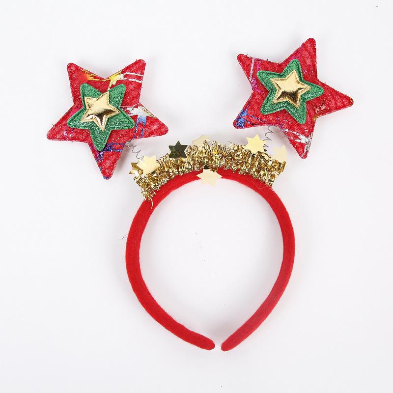 Christmas Antler Headband with Bells for Adults & Children – Festive Holiday Party Accessory