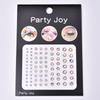 Europe Masquerade Face Stickers Safe Acrylic Drill Adults Children Facial Decoration Adhesive Stickers Party Dance Supplies