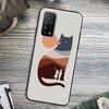 Cat Mount Fuji Japan Wave Landscape Cover For Xiaomi 13 14 15 Ultra 11T 12T 13T 14T Pro POCO X7 Pro X3 X5 F5 F6 M6 X6 Pro Case