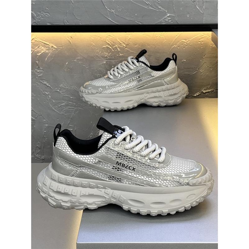Summer new breathable mesh shoes casual platform dad shoes mbz