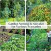 Grünes Vogelnetz – Strapazierfähiges Gartennnetz zum Schutz von Pflanzen & Obstbäumen – UV- & Frostschutz, Wiederverwendbar – Verschiedene Größen erhältlich
