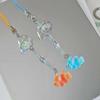 Handgefertigte Perlen-Handykette Armband Acrylmaterial Schlüsselanhänger Handy-Lanyard Taschendekoration