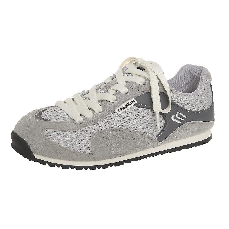 Sports women's shoes 2025 new summer thin mesh shoes breathable mesh sports and leisure shoes lightweight Forrest Gump travel shoes