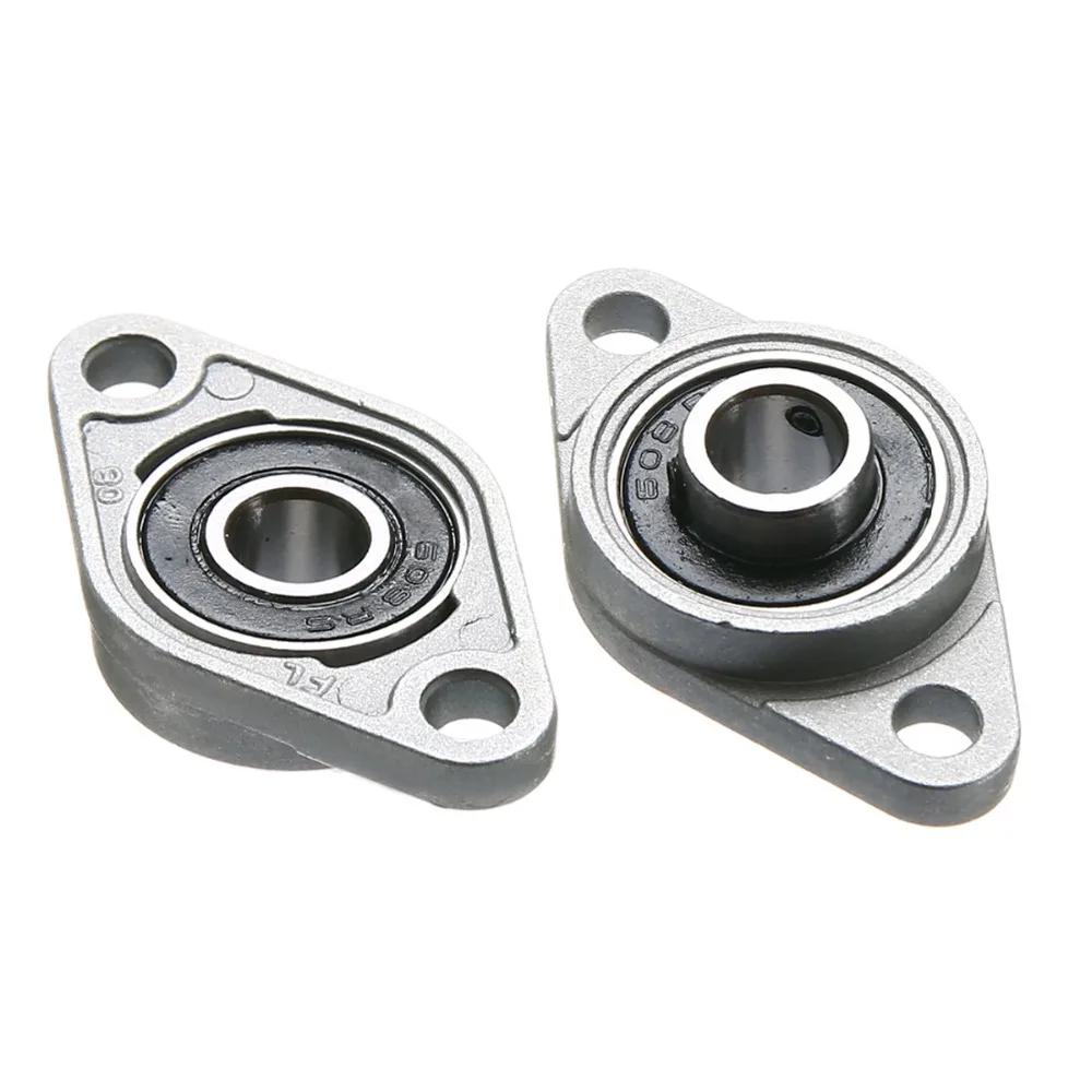 

2Pcs/lot KFL08 Pillow Block Bearings 3D printer Parts Zinc Alloy Rhombic Pillow Flange Block Bearings 8mm Bore Diameter 48mm