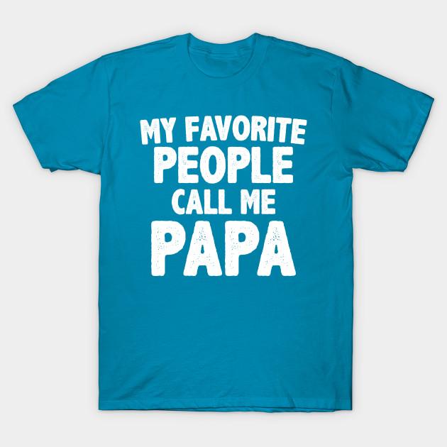 Cotton Tees Funny Papa Shirt Gift 