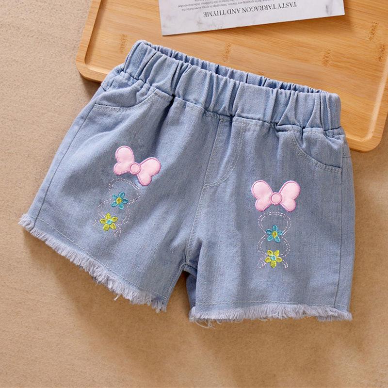 Summer Girls Denim Shorts Children's Casual Short Pants