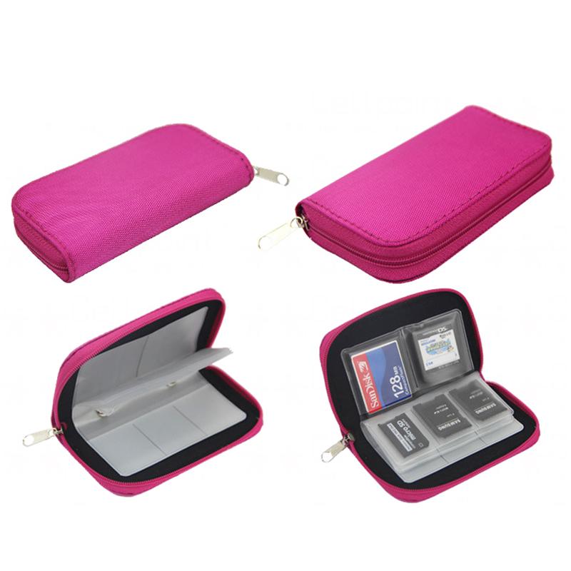 Memory Card Storage Bag Carrying Case Holder 22 Slots For CF/SD/Micro SD/SDHC/MS/DS Game Collect Bag Accessories Memory Card Box