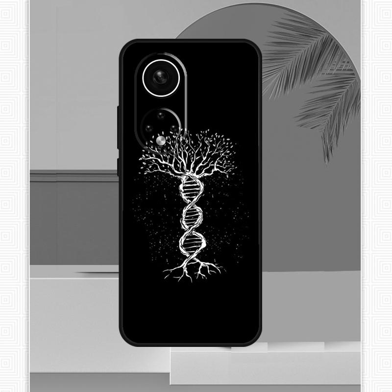 

Retro DNA Science Illustration Case For Honor Magic 7 Lite 5 6 8 Pro Honor 200 400 X9c X9b X9a X8b X8a X8c 50 70 90 Cover Honor 90 Lite